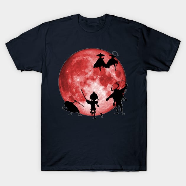 Japanese Moon Kubo T-Shirt by EagleFlyFree